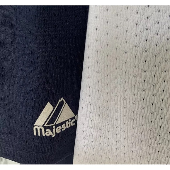 Vintage New york yankees jersey Majestic Size L Retro Ruth Sz-L - Picture 8 of 8